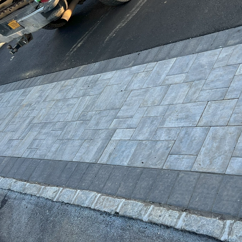 driveway masonry installation